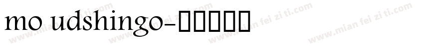 mo udshingo字体转换